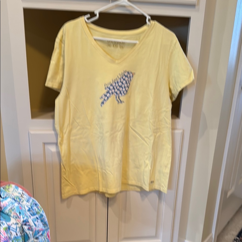 Life Is Good Yellow Short Sleeve Tee